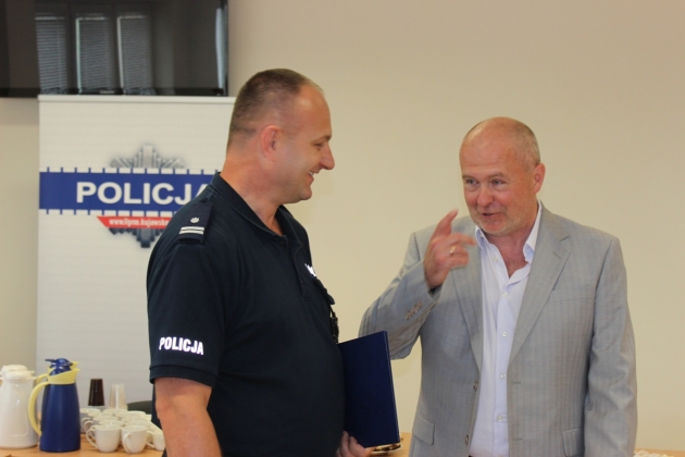 Pożegnanie  Komendanta Powiatowego Policji w Lipnie