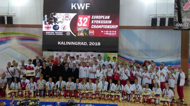 XXXII Mistrzostwa Europy Karate Kyokushin w Rosji z lipnowskim akcentem