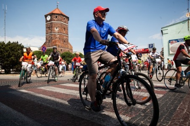 Pierwszy w tym roku marszałkowski rodzinny rajd rowerowy odbył się 10 czerwca w Żninie