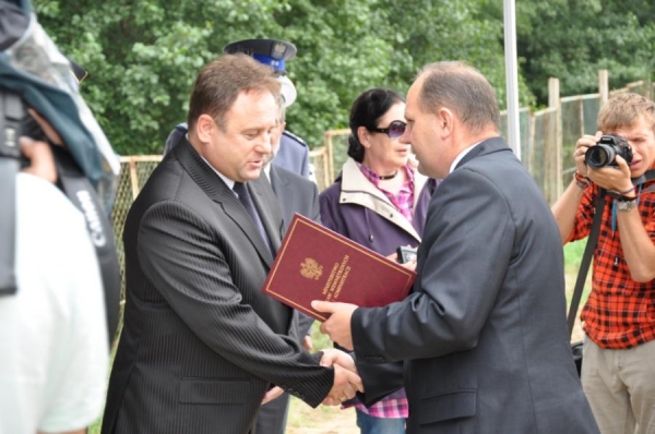 Starosta Krzysztof Baranowski uhonorowany policyjnym medalem