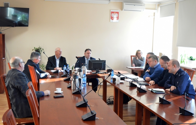 Posiedzenie Powiatowej Komisji Bezpieczeństwa i Porządku w Lipnie