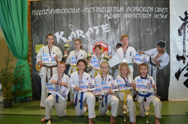 Zawodnicy Lipnowskiego Klubu Kyokushin Karate