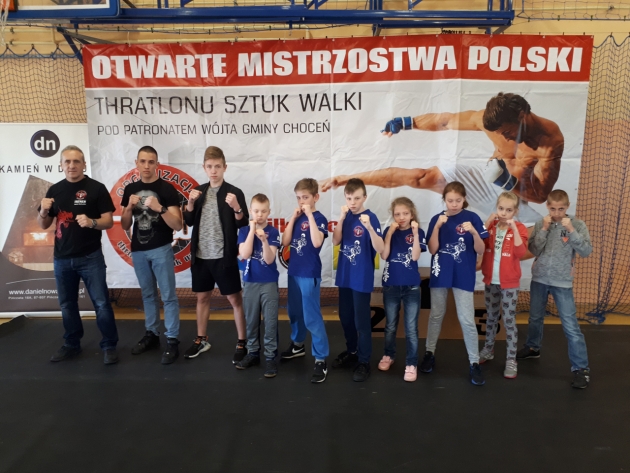 Zawodnicy Lipnowskiego Klubu Kyokushin Karate