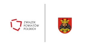 Grafika ilustracyjna. Logo ZPP i herb Powiatu Lipnowskiego 