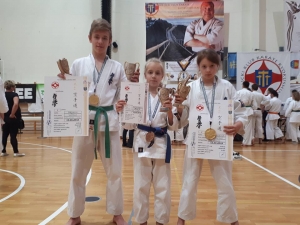 Zawodnicy Lipnowskiego Klubu Kyokushin Karate