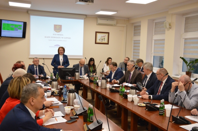 Zawiadomienie o XXII sesji Rady Powiatu w Lipnie