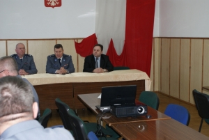 Starosta uczestniczył w policyjnym spotkaniu