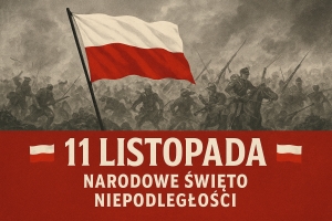 11 listopada – Narodowe Święto Niepodległości  (grafika ilustracyjna)