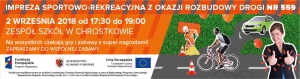 Event promujacy rozbudowę drogi nr 559 w Chrostkowie