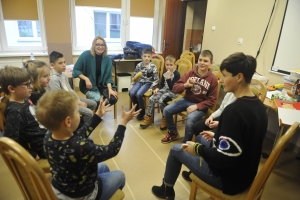 Zajęcia prowadziły panie Katarzyna Wilmańska i Klaudia Makowska.