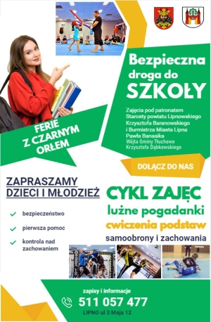 Plakat - BEZPIECZNA DROGA DO SZKOŁY