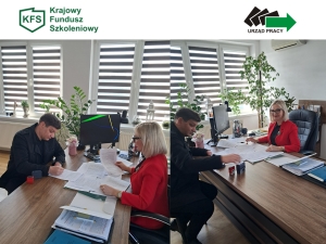 Podpisanie umów z przedsiębiorcami w Powiatowym Urzędzie Pracy w Lipnie