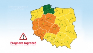 Prognoza zagrożeń: burze z gradem i intensywne opady deszczu