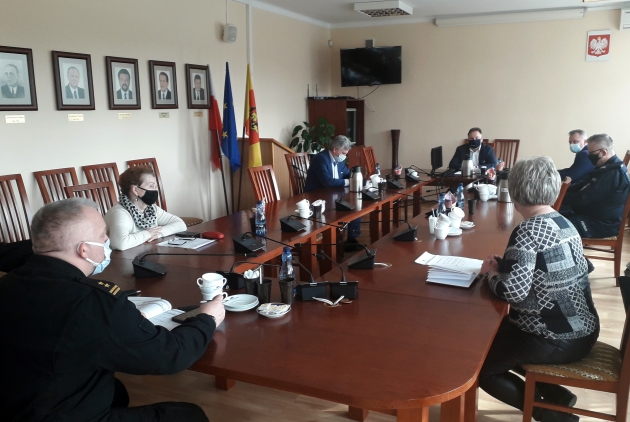 Posiedzenie Powiatowego Zespołu Zarządzania Kryzysowego w Lipnie 