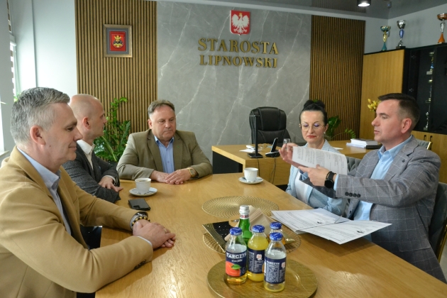 Spotkanie z przedstawicielami Powiatu Płockiego