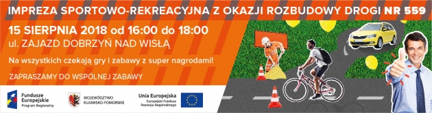 Event promujacy rozbudowę drogi nr 559