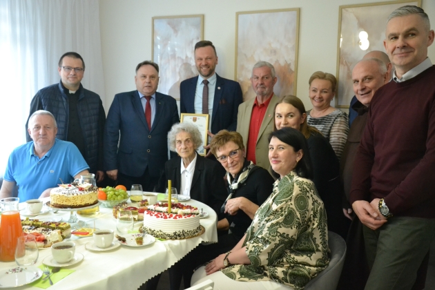Z wizytą u dostojnej jubilatki w Skępem