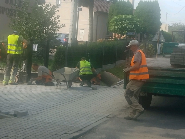 Remont przepustu przy placu zabaw