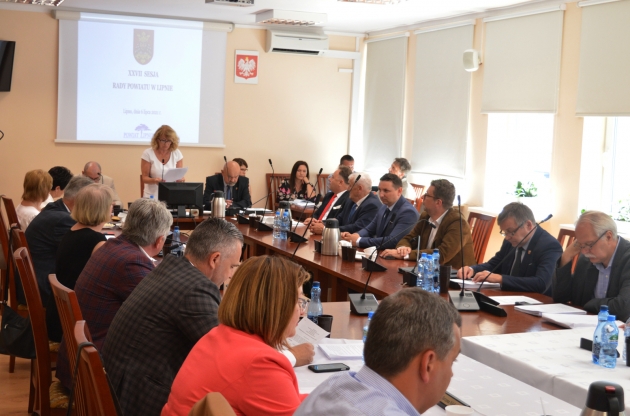 Podczas ostatniej sesji władze powiatu gościły delegację z powiatu myślenickiego.