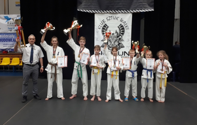 Zawodnicy Lipnowskiego Klubu Kyokushin Karate