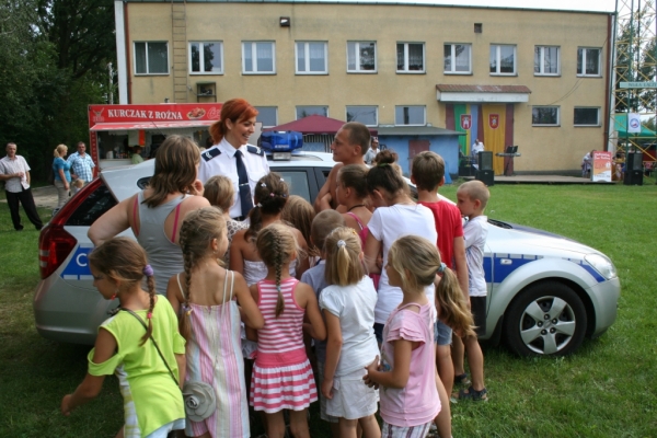 Z policjantami na Festynie „Wisła łączy”