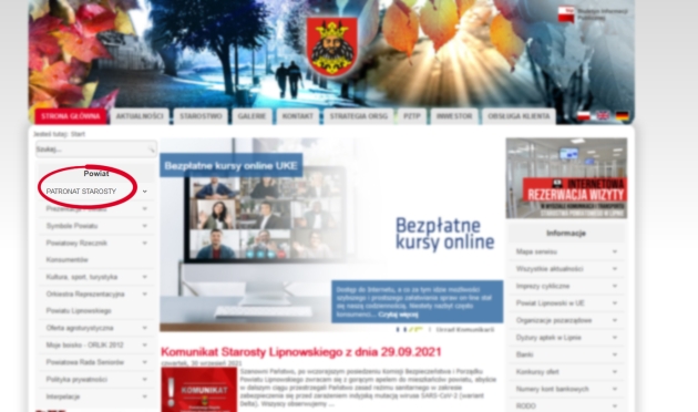Zdjęcie ilustracyjne - strona internetowa powiatu lipnowskiego