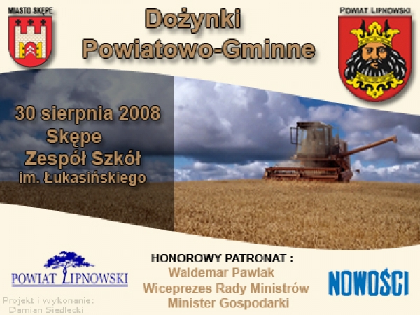 Dożynki Powiatowo - Gminne Skępe 2008