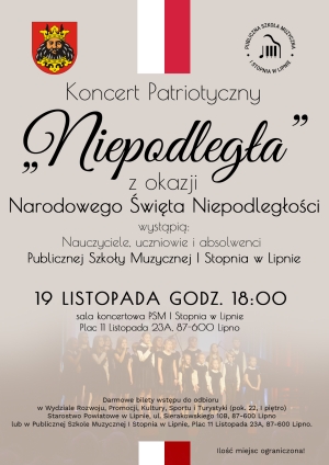 Plakat koncert patriotyczny na bis