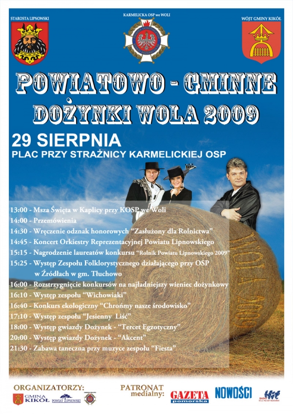 DOŻYNKI POWIATOWO - GMINNE WOLA 2009