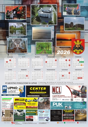 Projekt kalendarza powiatowego na 2026 rok