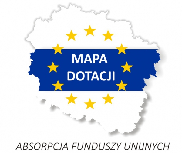 Mapa dotacji. Absorpcja funduszy unijnych.