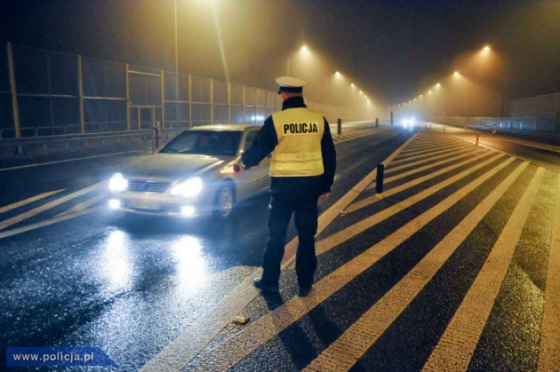 Sylwester, policja i dzikie gęsi