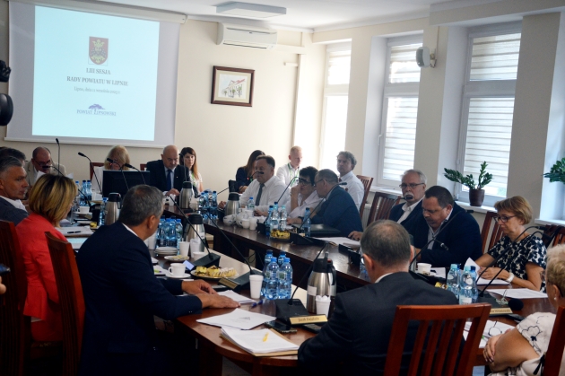 LIII sesja Rady Powiatu w Lipnie