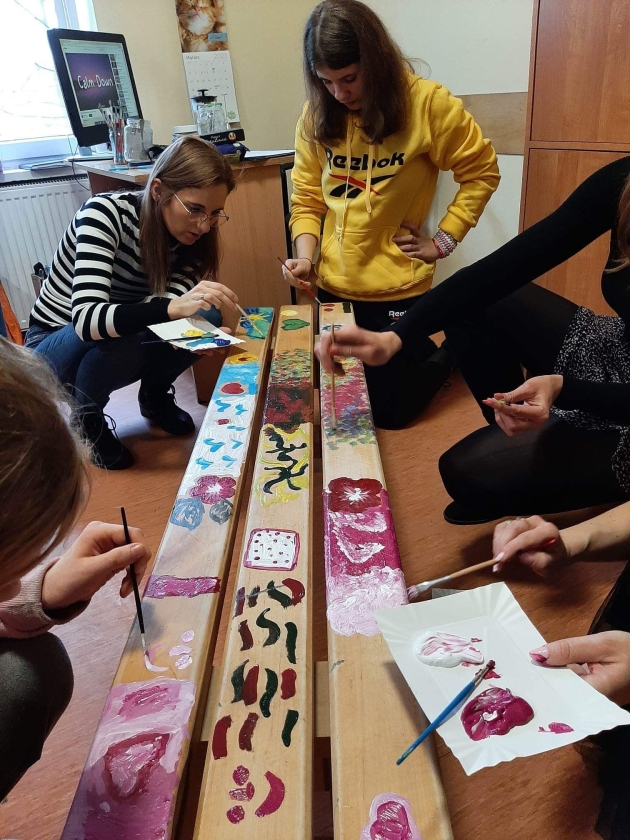 Projekt ławeczka w Zespole Szkół Specjalnych w Lipnie