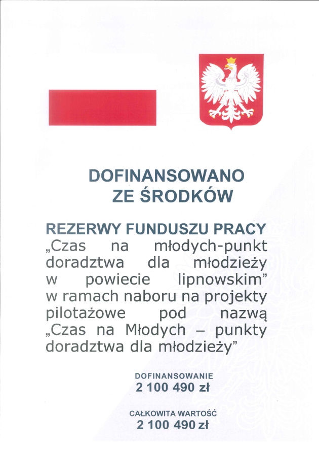 &quot;Czas na Młodych - punkty doradztwa dla młodzieży&quot;