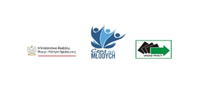 Logotypy - MRPiPS, Czas na MŁODYCH, Urząd Pracy