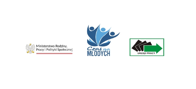 Logotypy - MRPiPS, Czas na MŁODYCH, Urząd Pracy