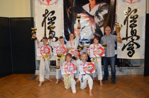 Zawodnicy Lipnowskiego Klubu Kyokushin Karate