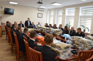 Starosta Lipnowski podczas dzisiejszego spotkania z druhnami i druhami