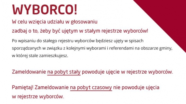 Zbliża się czas wyborów