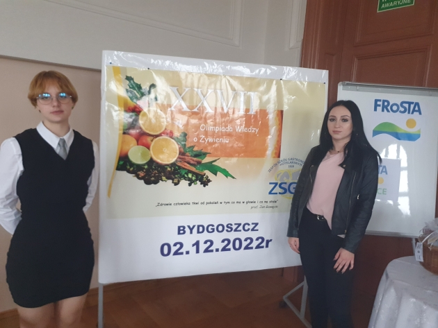 XXVII Olimpiada Wiedzy o Żywieniu  - uczennice ZS w Dobrzyniu nad Wisłą