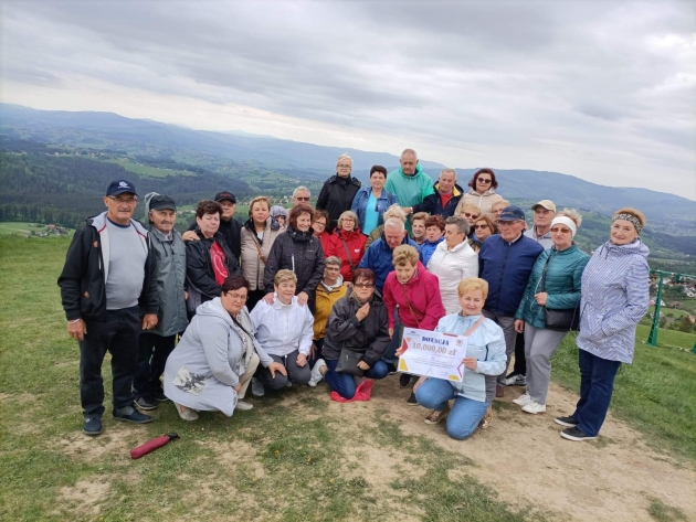 Stowarzyszenie &quot;Aktywni Dobrzyniacy 55+&quot; w czasie wycieczki