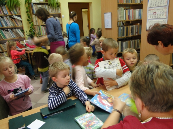 Jesienne spotkanie w bibliotece