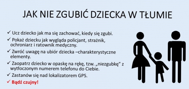 Jak nie zgubić dziecka w tłumie...