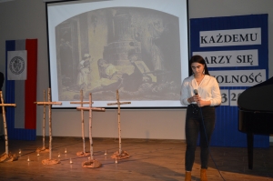Okolicznościowa akademia przygotowana przez uczniów ZST oraz PSM w Lipnie