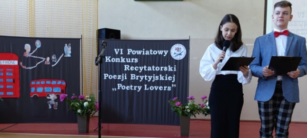 VI Powiatowy Konkurs Recytatorski Poezji Brytyjskiej Poetry Lovers - Maliszewo 2022
