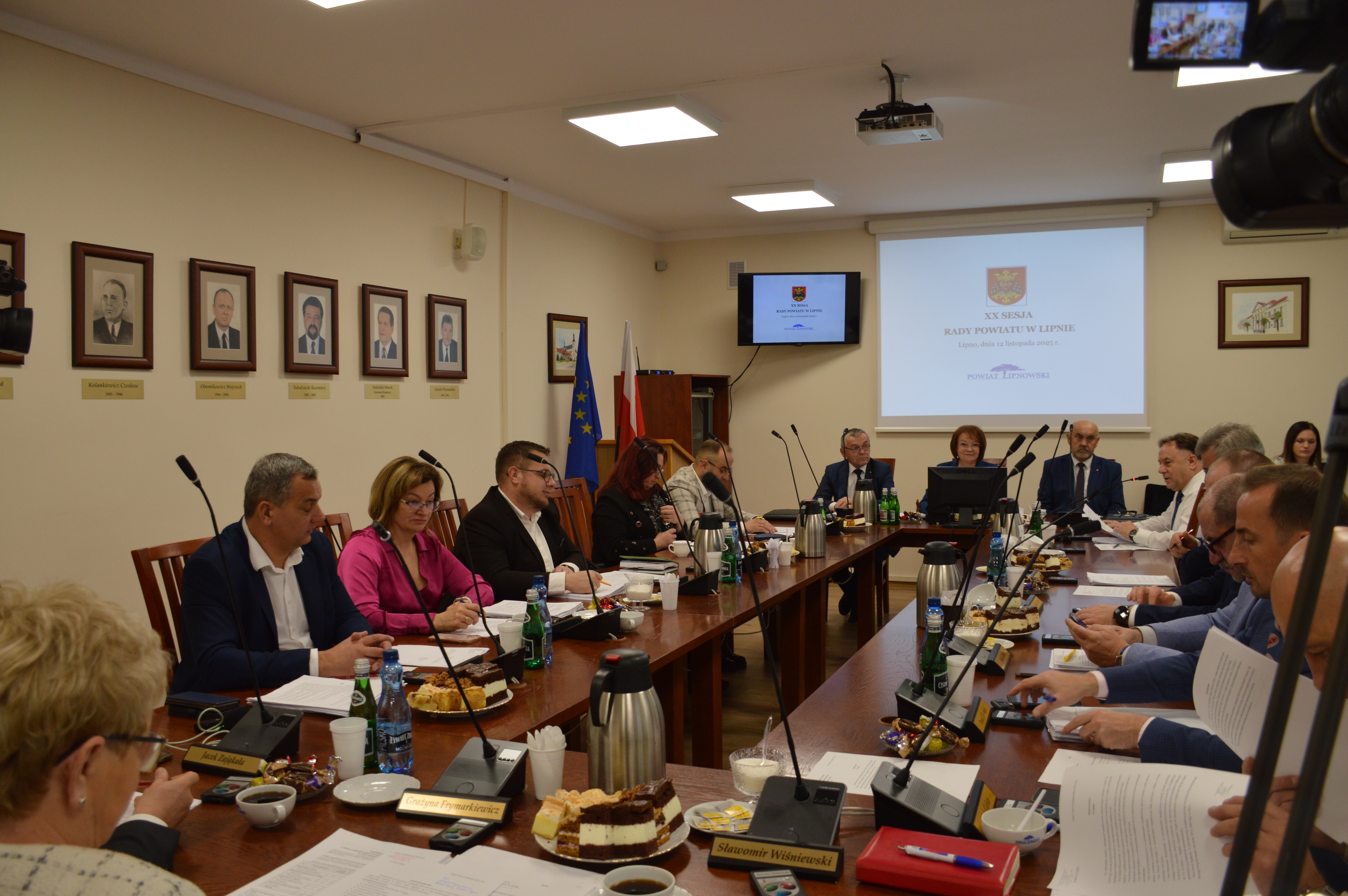 XX sesja Rady Powiatu w Lipnie